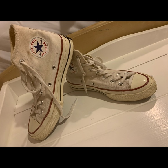 Converse Shoes - White High Top Converse